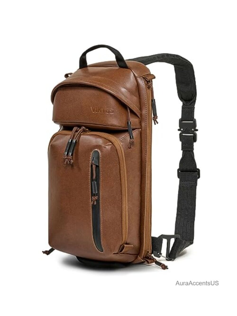 Leather Sling Bag Concealed Carry Crossbody Tactical Shoulder Bag